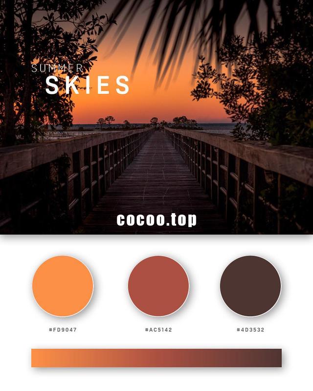 一组三色搭配方案色彩搭配灵感