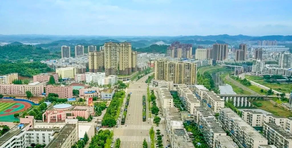 小集镇蝶变生态新城建区15年遂宁安居区发生了这些变化