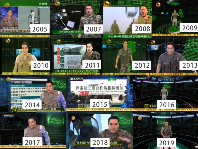 凤凰卫视长年收视冠军《军情观察室》栏目的主持人及创办人,由2003年