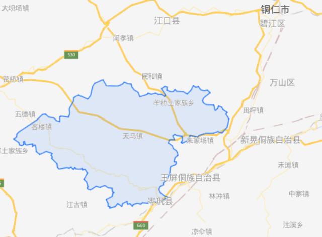 岑巩县城地图图片