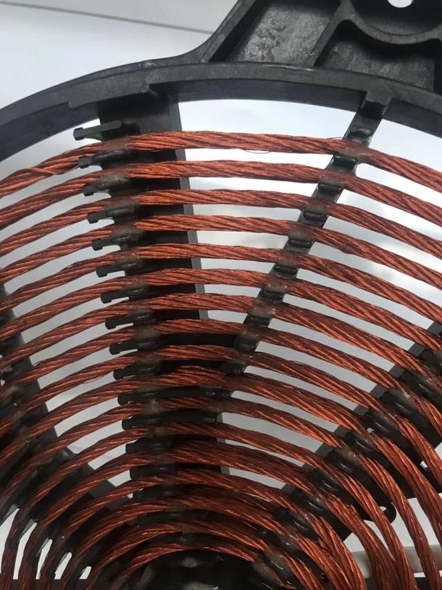 电磁加热线圈绕线的方法