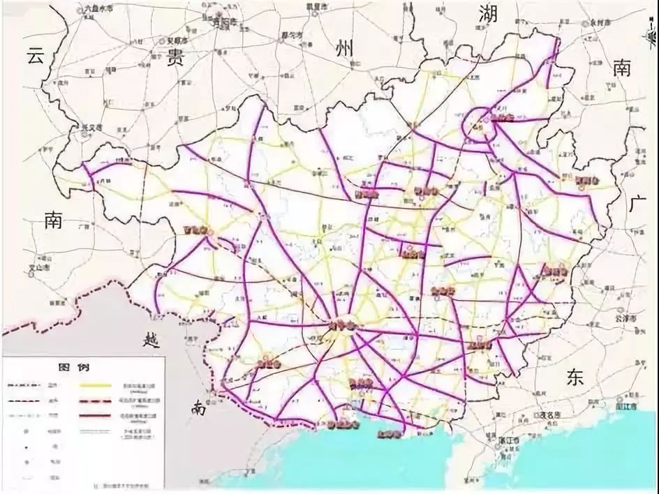 浦北一级公路规划图图片