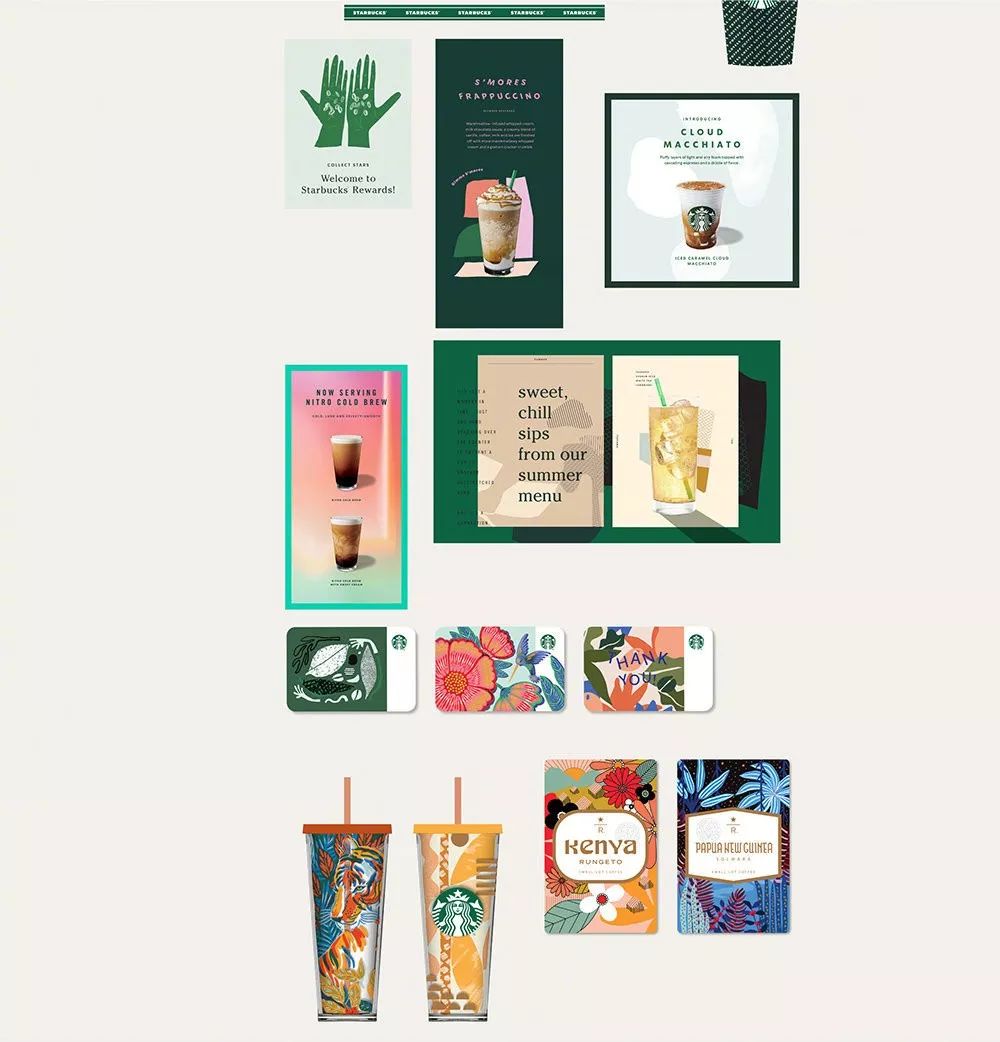 好东西星巴克的vi指南在官网可看了包括使用的字体