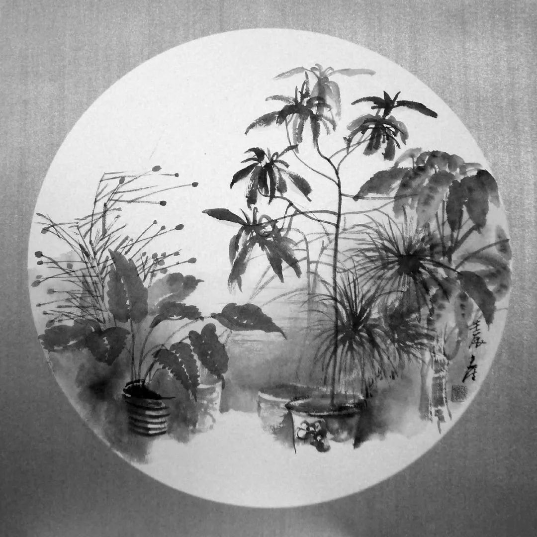 光影墨影交织陈辉的新水墨艺术