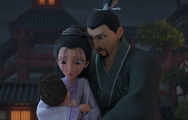 《三字经》"孟母三迁"的故事,孟子在母亲的影响下,在不利的环境下