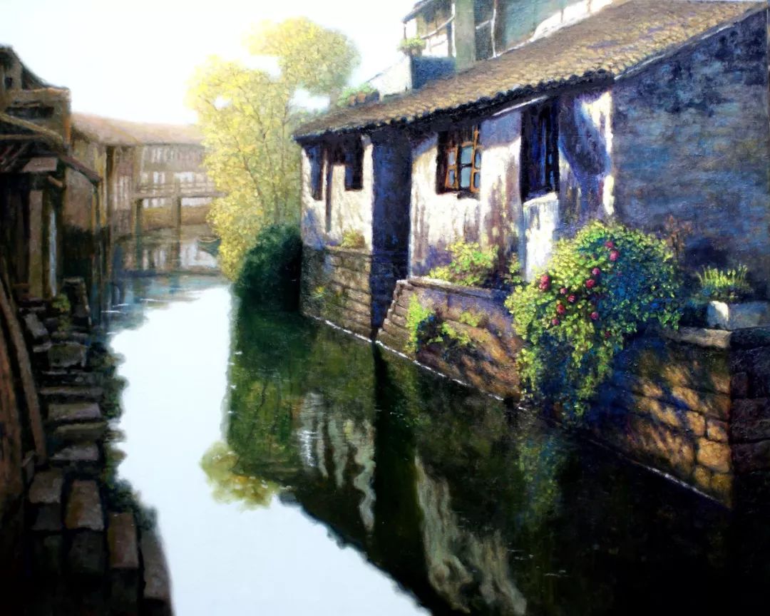 水乡写实王荣祥的油画创作