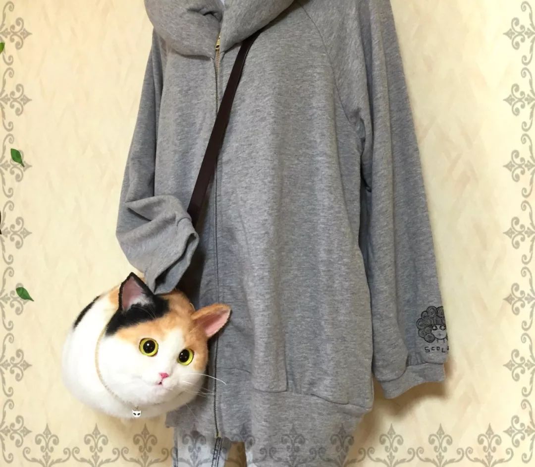 这个日本主妇设计的猫咪包卖8万都断货造型逼真太萌太好摸