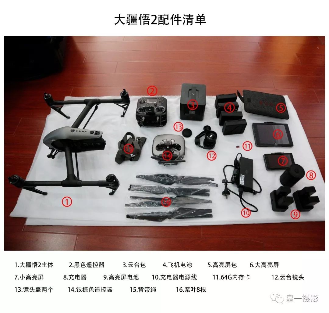 重要器材配件清单