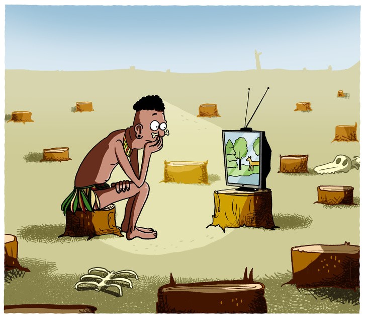 10张辛辣无比的讽刺插画,看透现代社会的本质