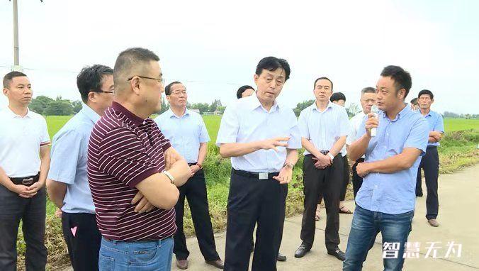 省人大常委会副主任谢广祥来我县开展《渔业法》执法检查