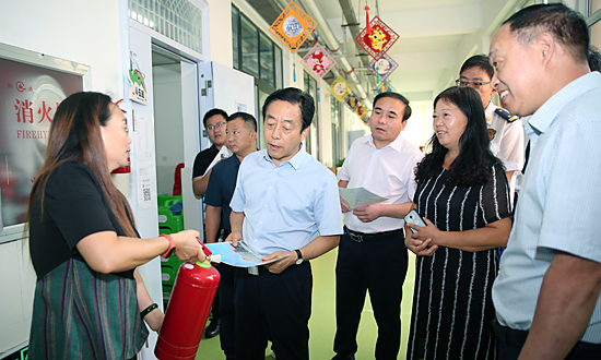 张书民调研督导消防安全工作