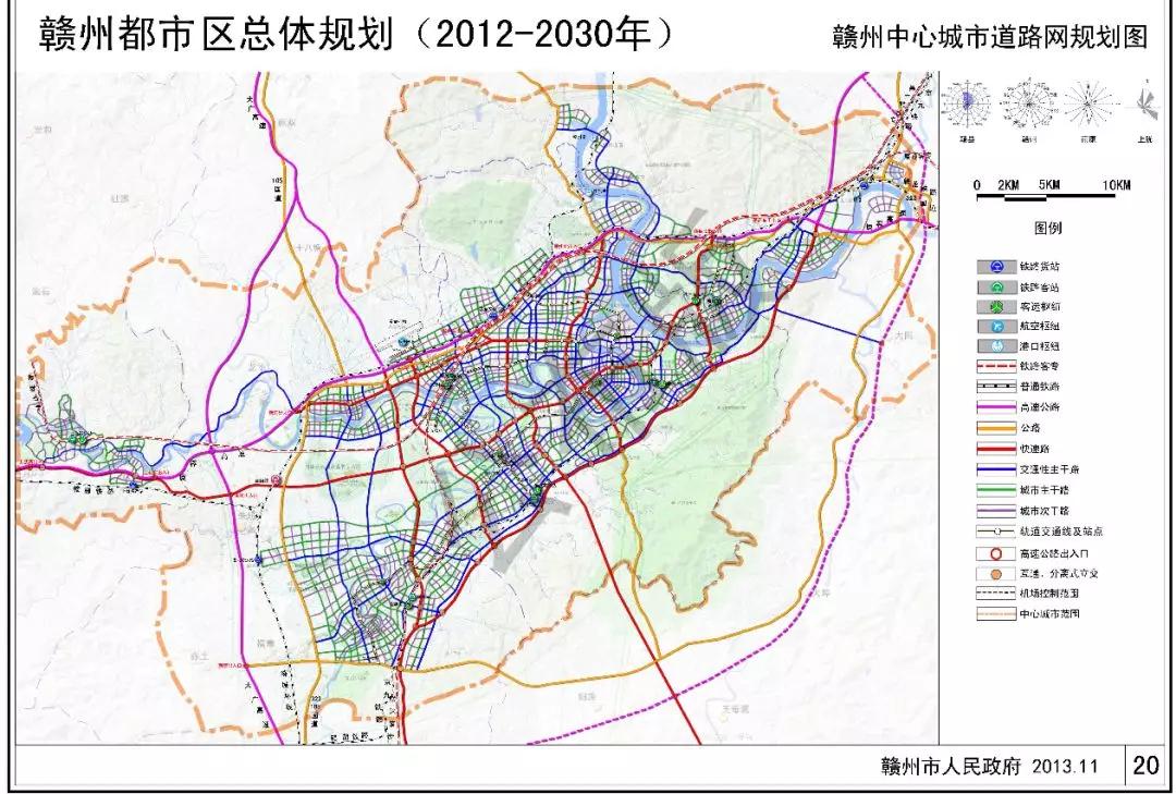 赣州城市规划高清图图片