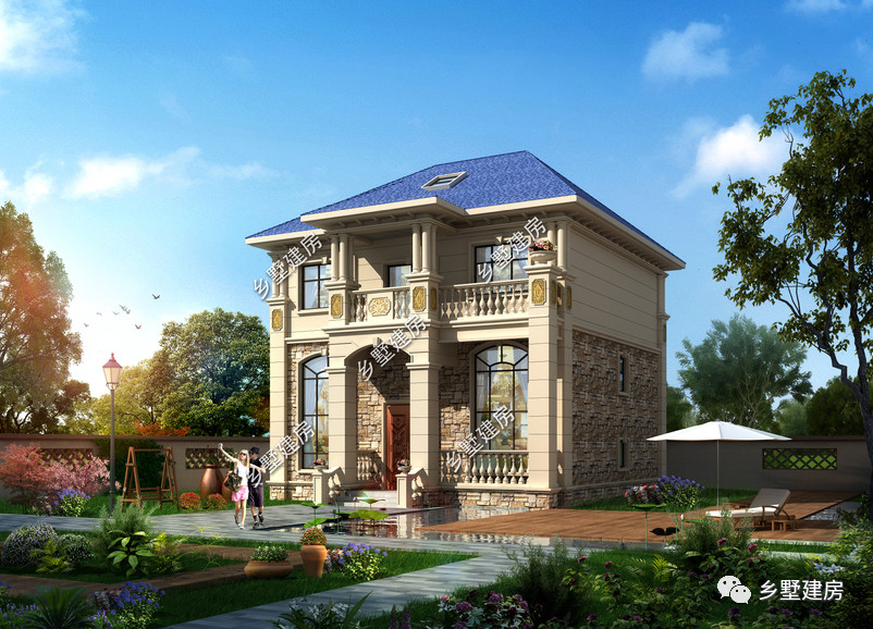 12x12米农村别墅新颖别致有韵味带你品味优雅人生