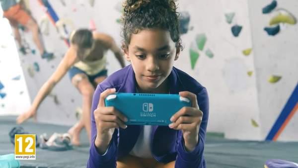 任天堂switchlite新广告片不受场地限制外太空也能玩
