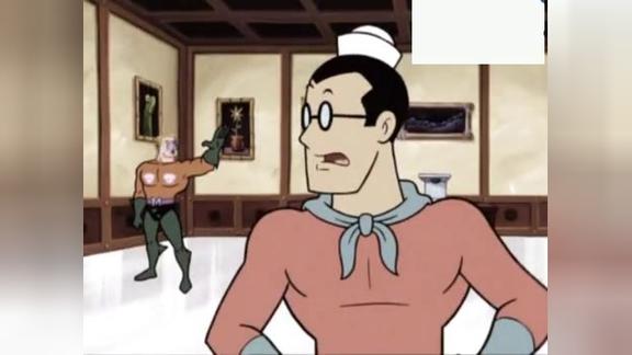 经典动漫 海超人和大洋游侠 年轻的时候还是蛮帅的!