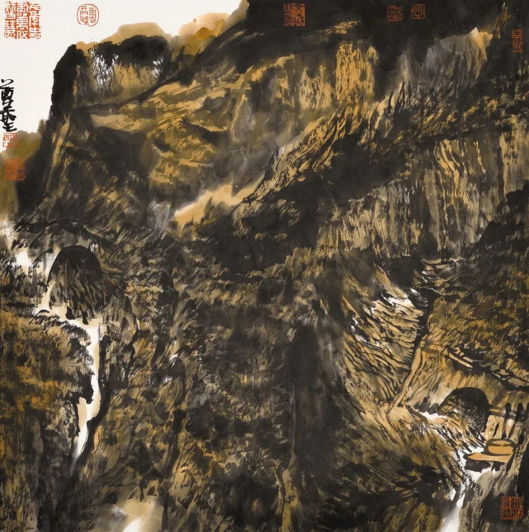 书画家影像网周尊圣黄土坡画展新闻发布会在京举行