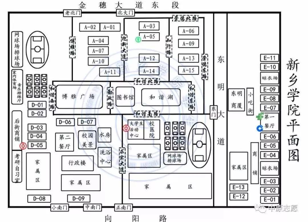 长江师范学院地图校内图片