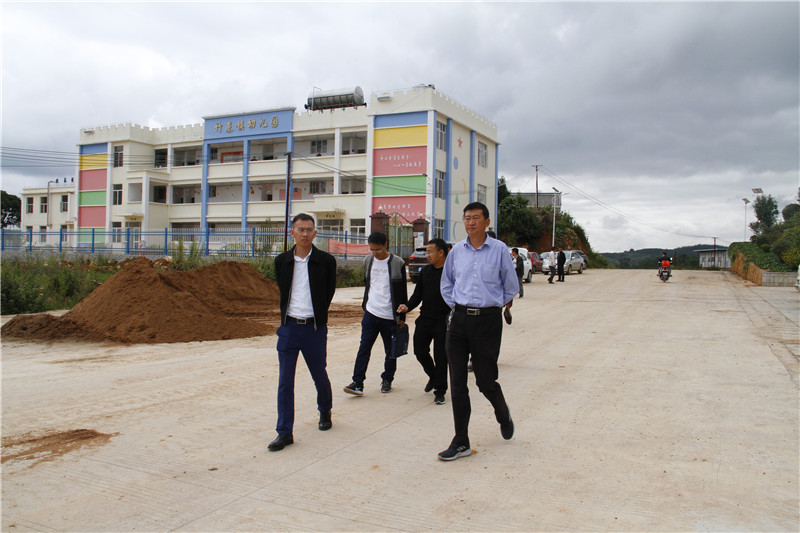 师宗县人大常委会调研组到竹基镇调研国有资产管理工作