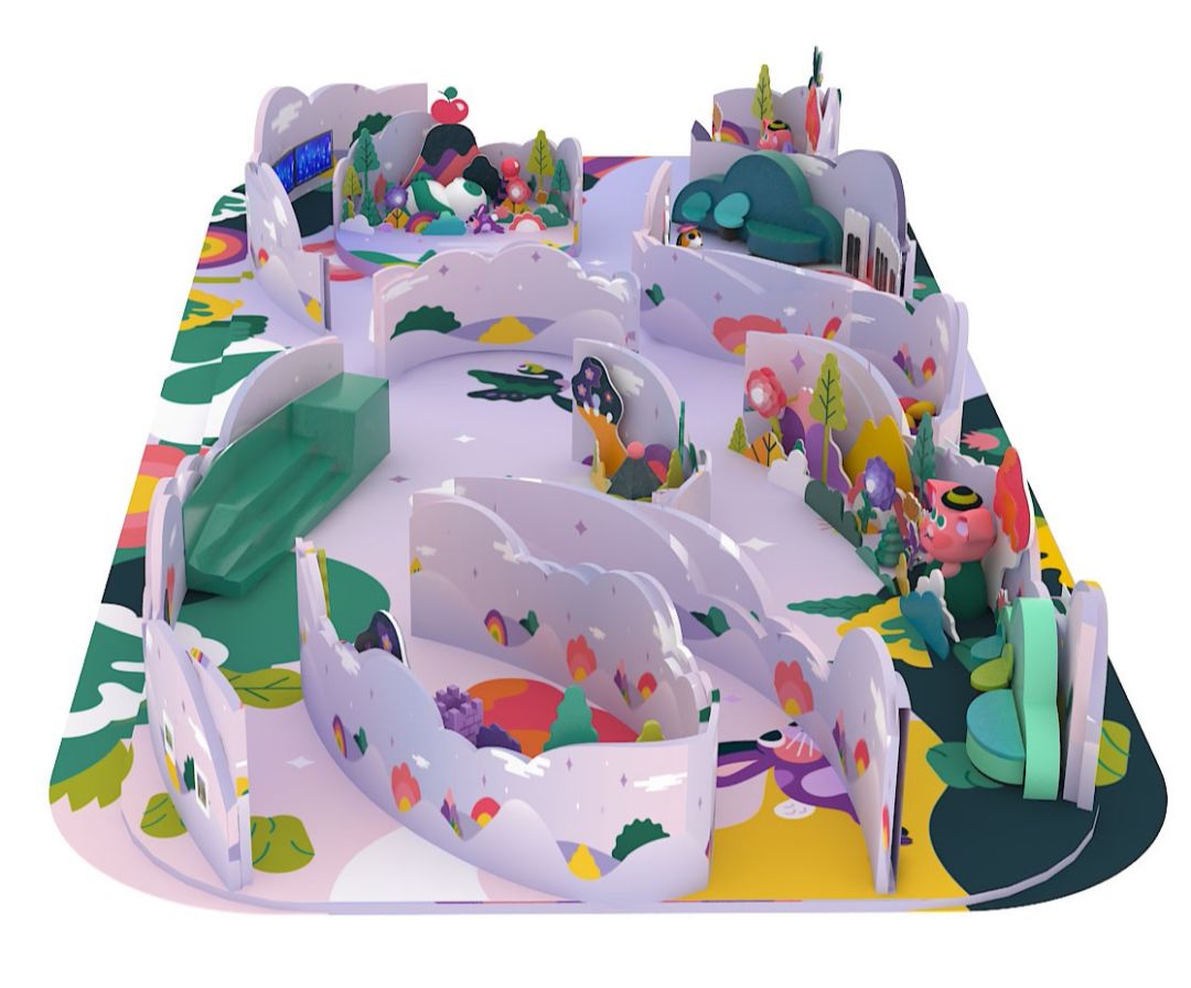 都将把孩子们天马行空的想法记录等新媒体互动装置"水光涂鸦"触屏绘画