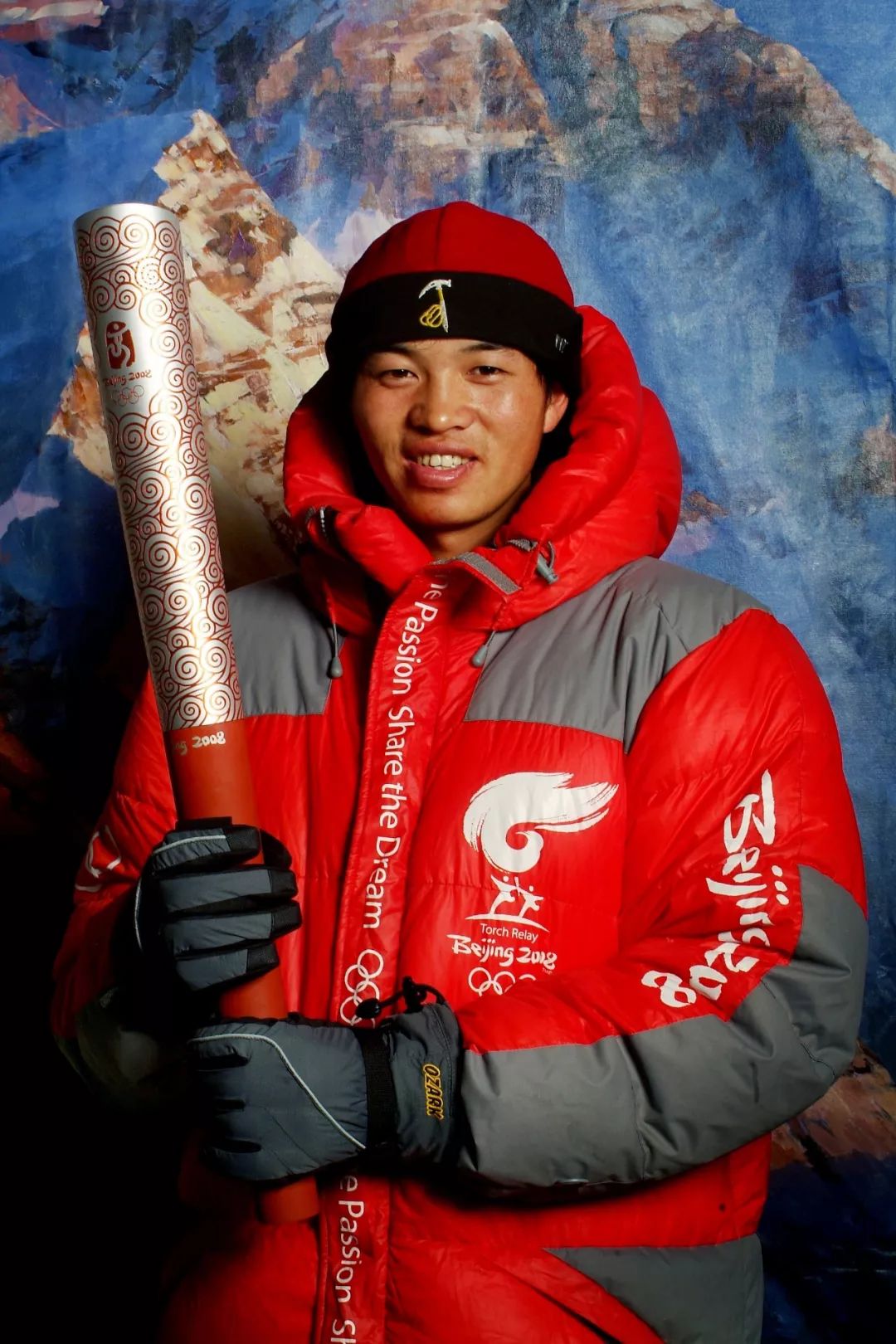 担当 珠峰第四棒火炬手
