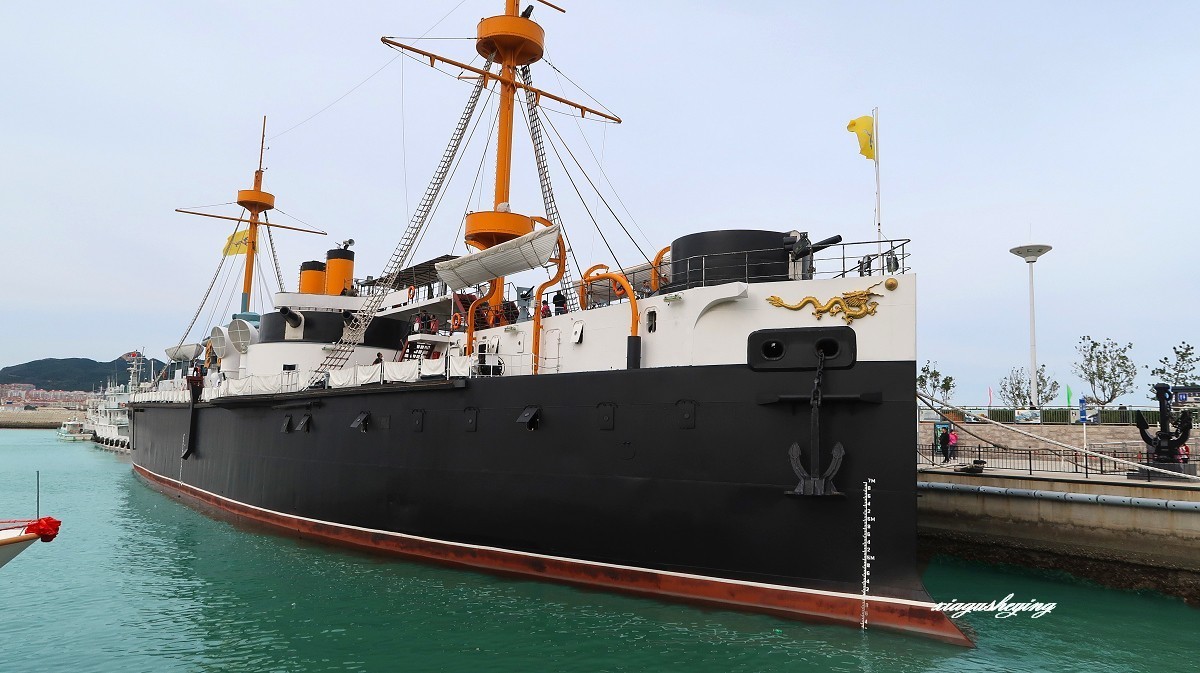 甲午海战之辱:曾经的亚洲第一舰,被分拆后拉到日本展览!
