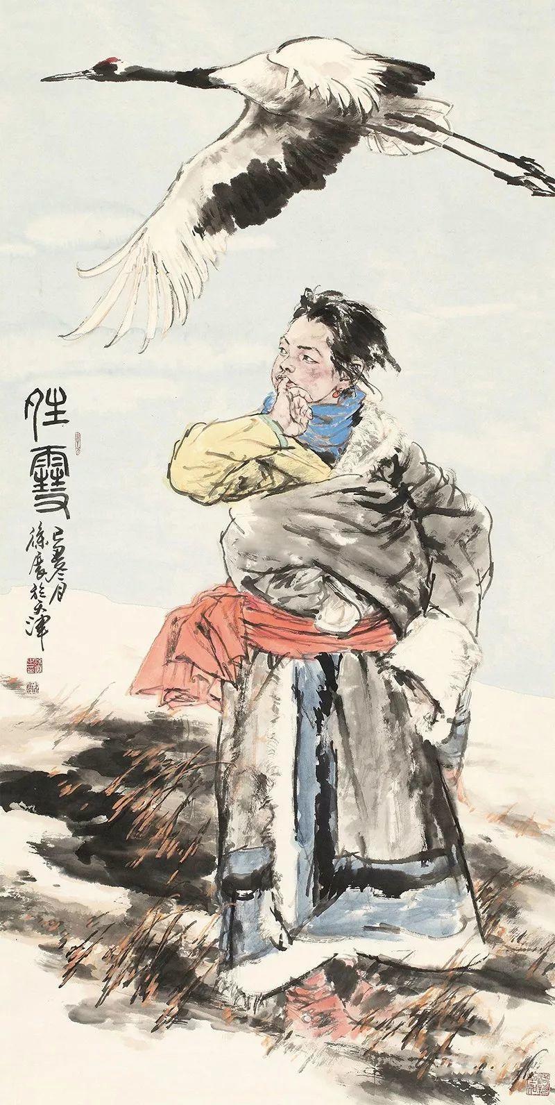 徐展画如其人本真率性