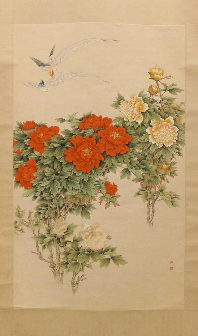 国画名家李长白工笔花鸟作品欣赏喜欢就收藏吧