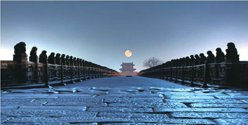 推荐理由:"卢沟晓月"是"燕京八景"之一,这里涧水如练,西山似黛,每当