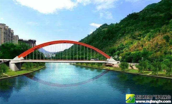 六库怒江渡口正式动工,一座具有较高观赏性的现代化大桥即将成为六库