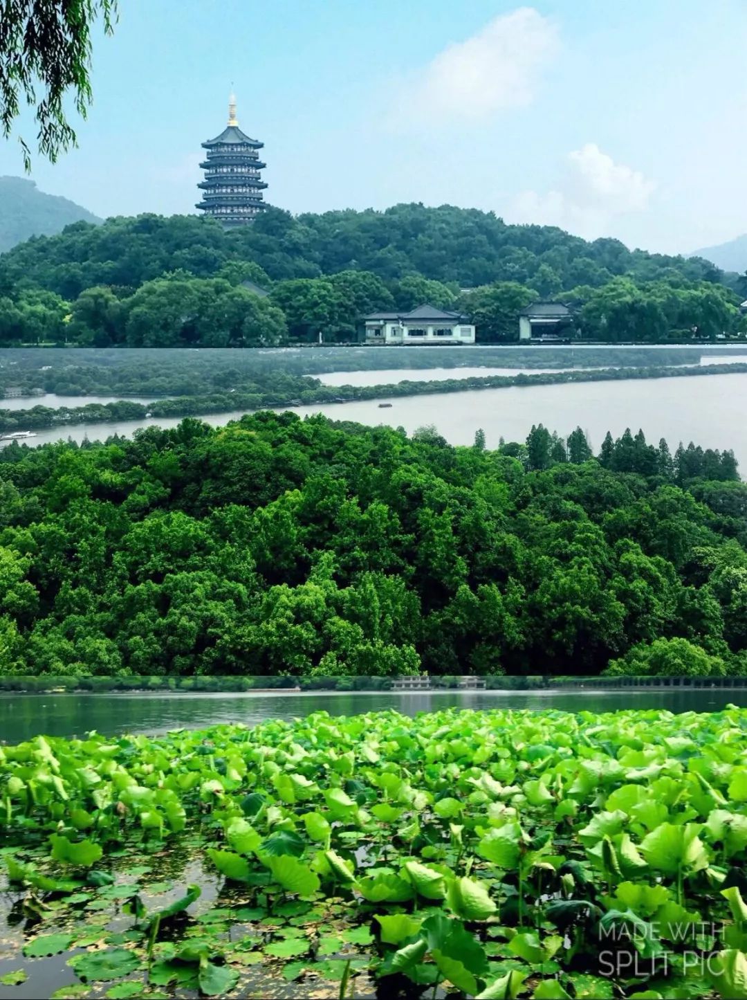 最典型的代表就是西湖.