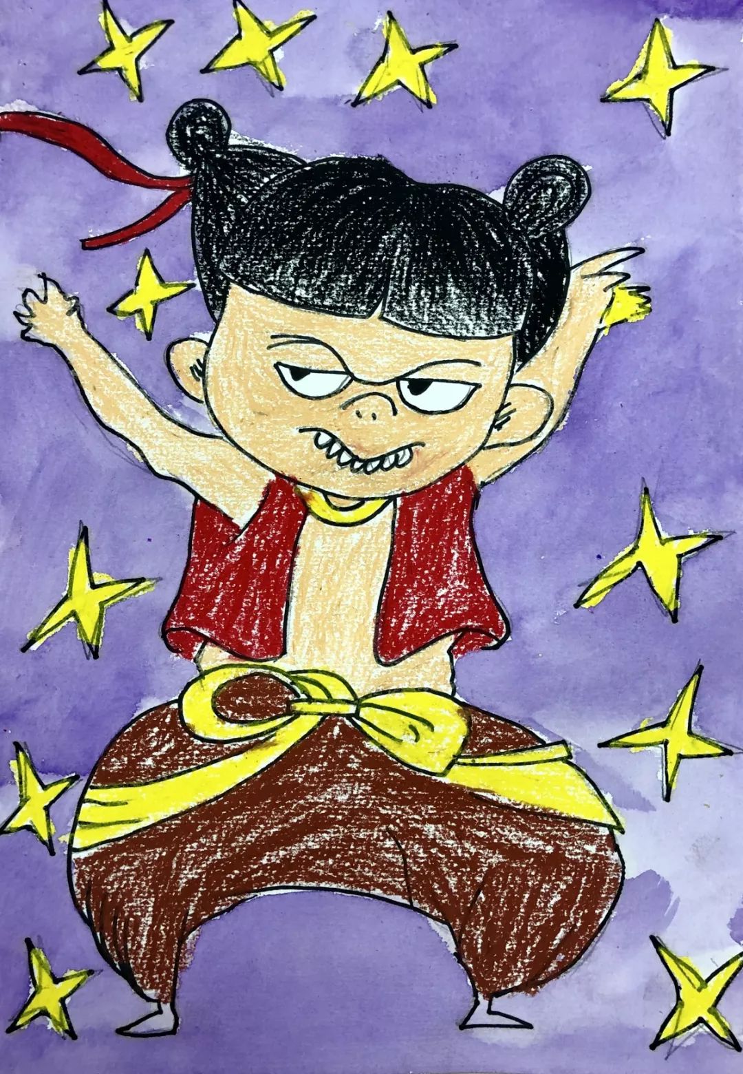 第一届电影绘画大赛!快给你的宝贝投个票吧_作品