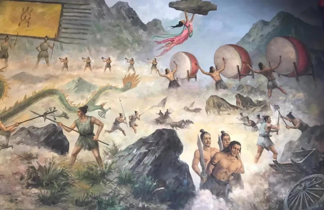 涿鹿之战壁画图片