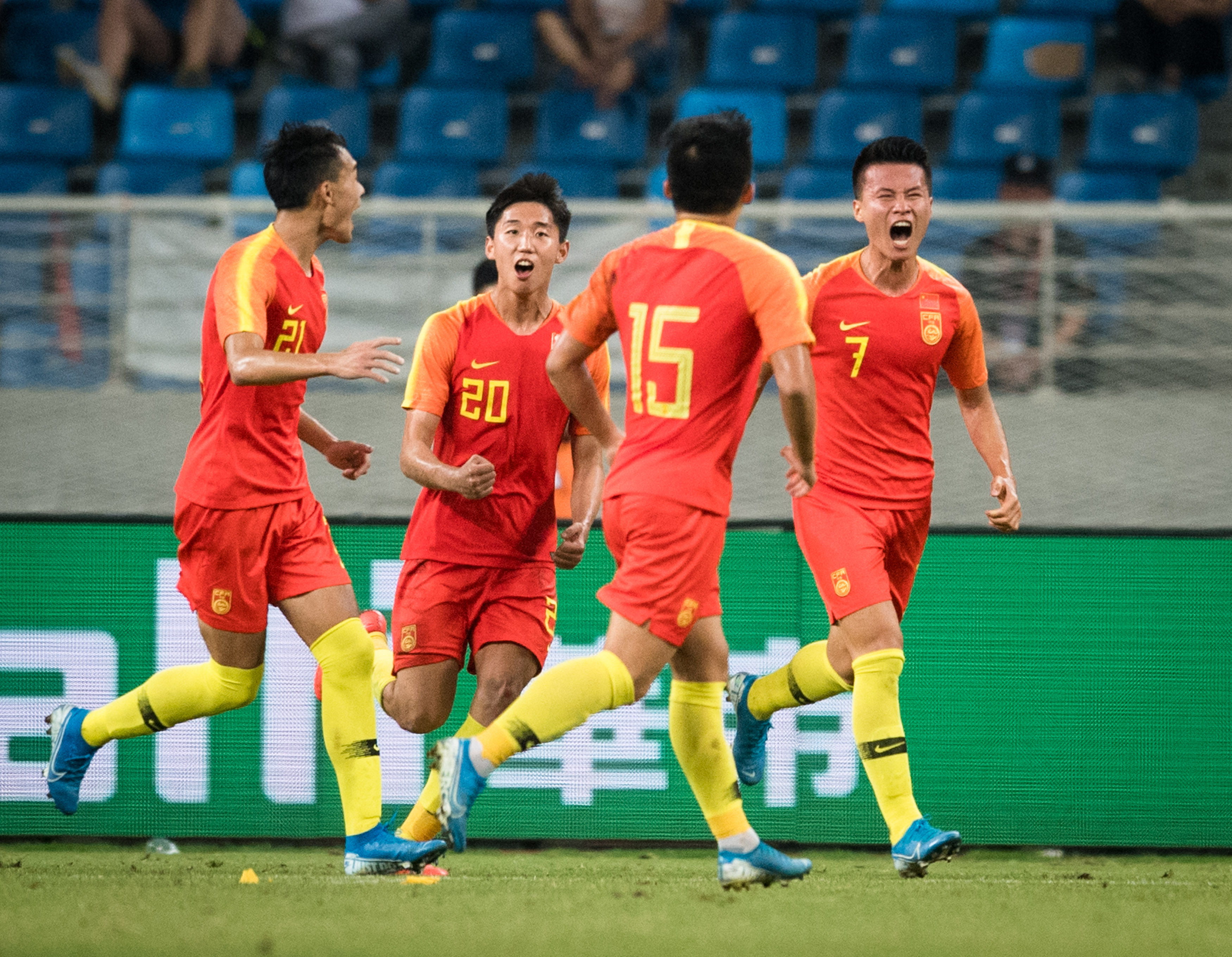 足球丨u22国际足球赛:中国队战平朝鲜队