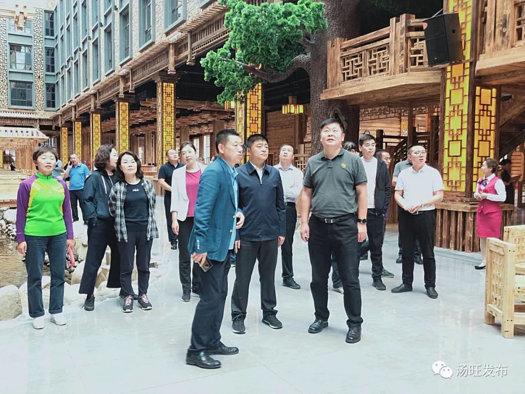 碾子山区考察团到汤旺县参观考察