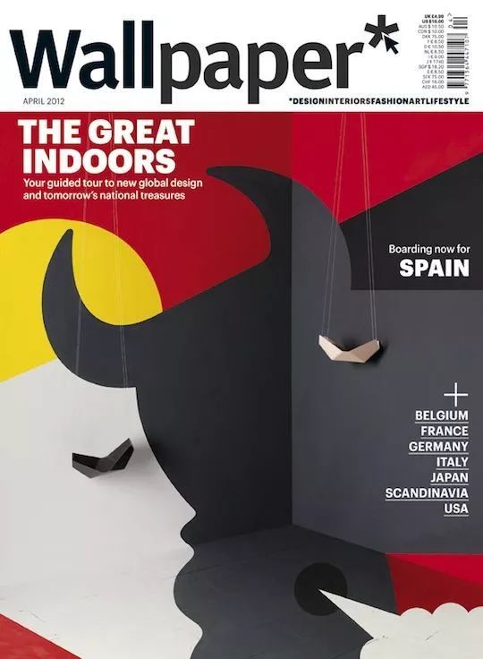 *向左滑动    查看《wallpaper》 《casa brutus》