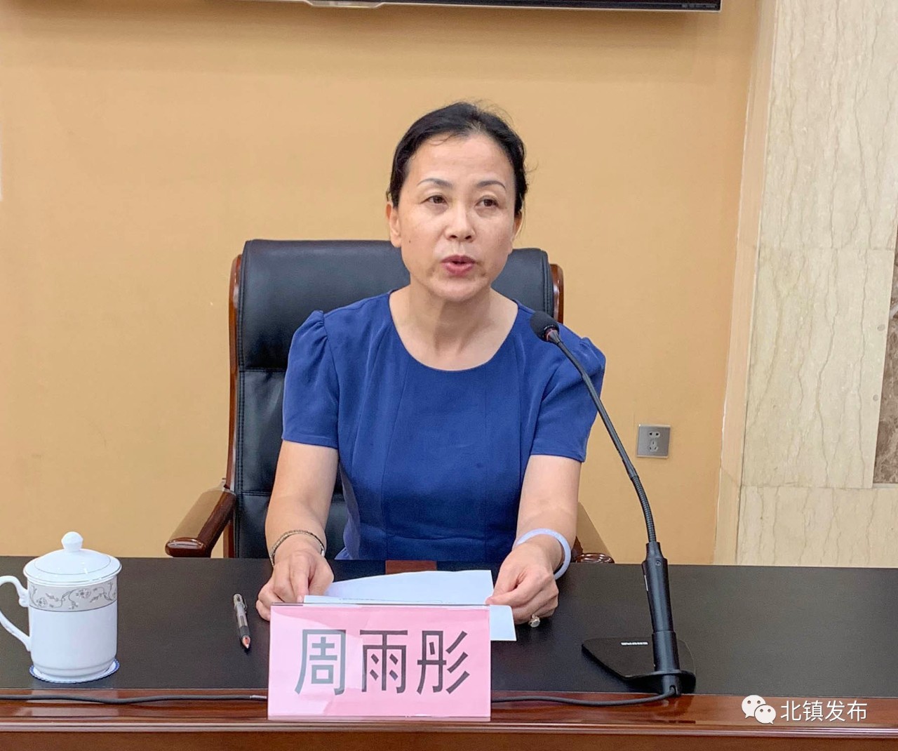 北镇市委统战部举行我和我的祖国专题报告会