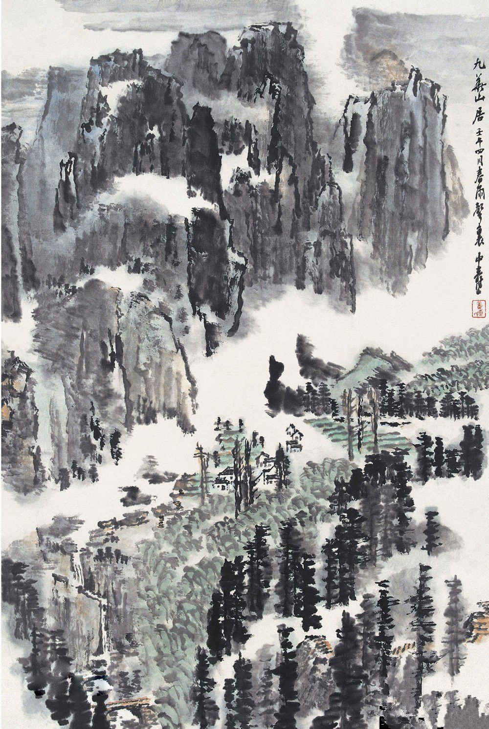 童中焘画家《轻抚那虚幻不定的云烟》