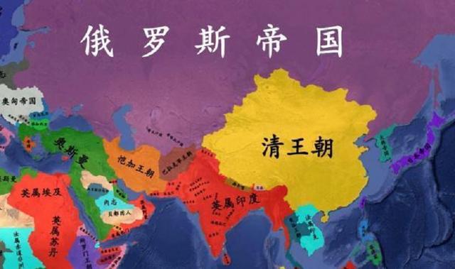 沙皇俄国地图鼎盛时期图片