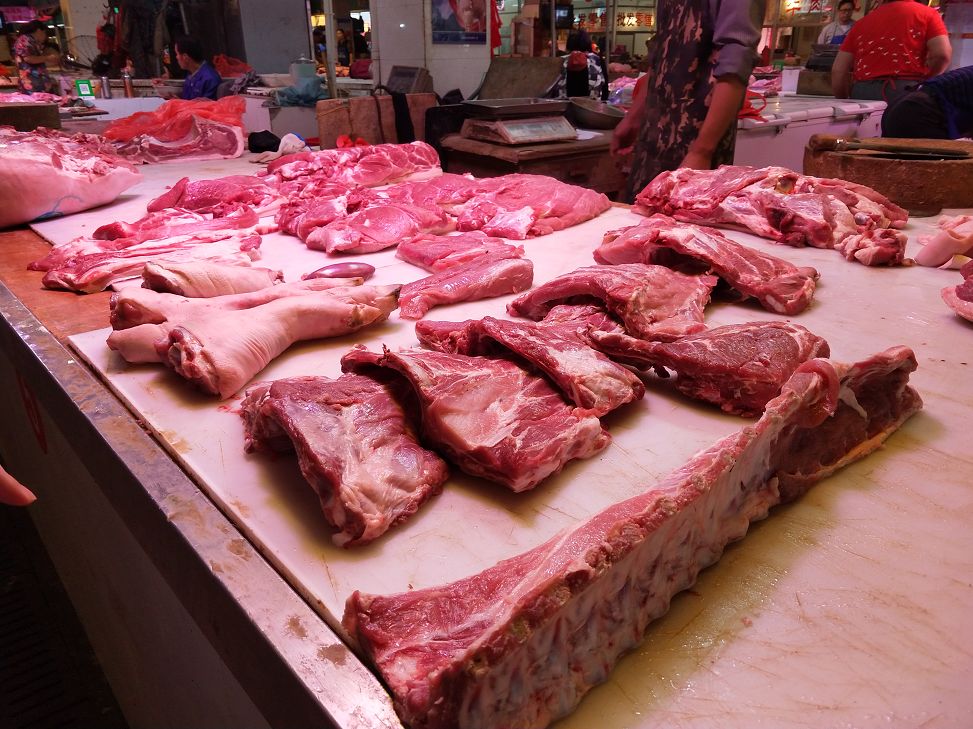 批发市场(仅供参考)调查了猪肉的价位区间海安的几大菜市场小编随机
