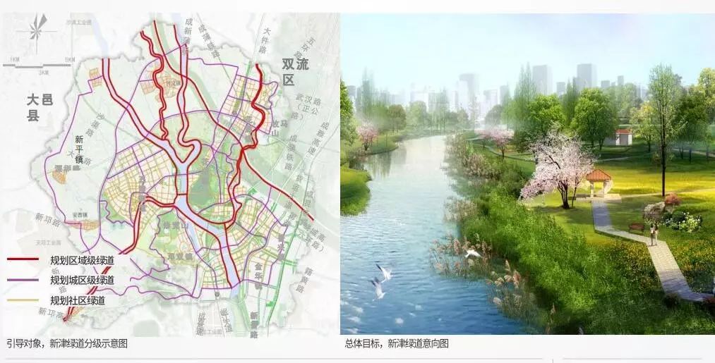 以白鹤滩国家湿地公园为生态内核,以杨柳河湿地为生态脉络,植入绿色