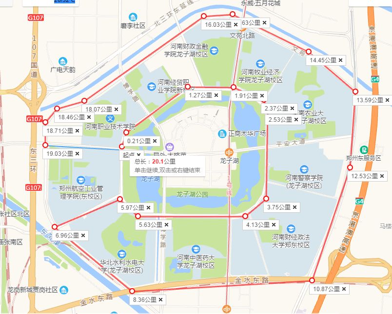 龙子湖高校园区地图图片