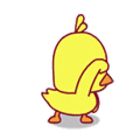 小黄鸭跳舞表情包动态图片