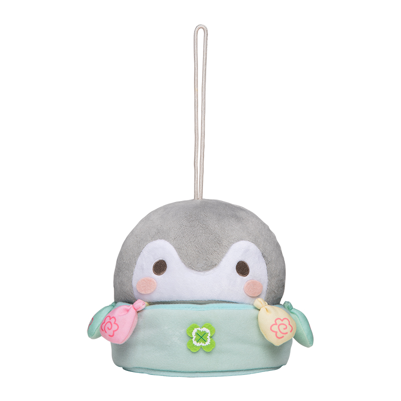 正能量企鹅热气球家饰