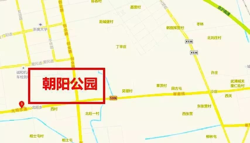 廊坊市人民公园地图图片