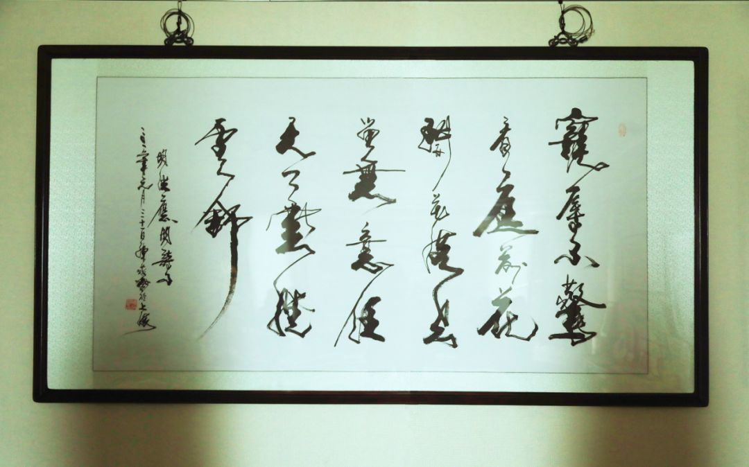 这幅书法作品,来自荣庄书法室.