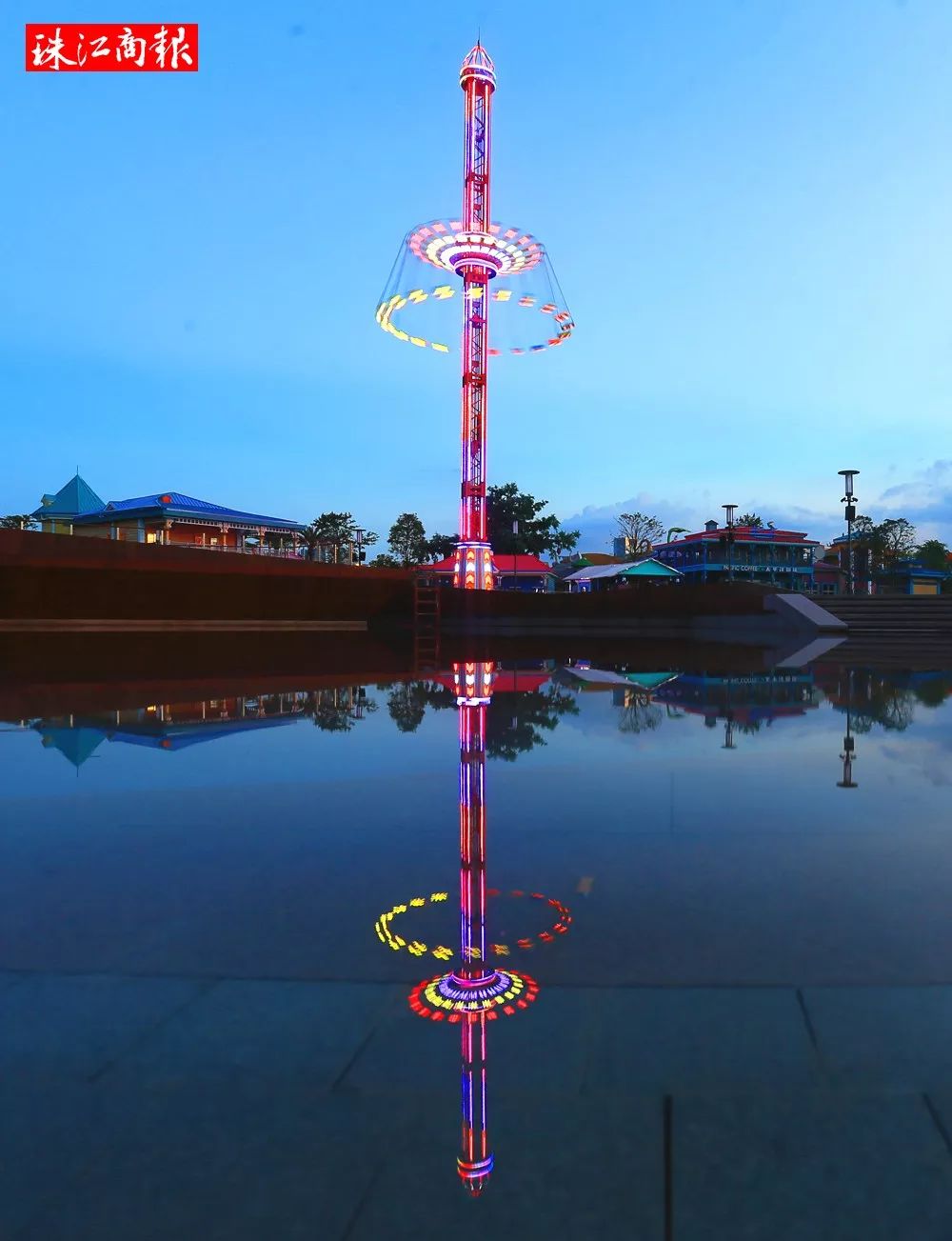 雷神之锤机动项目高达99米的顺德眼摩天轮欢乐时光主题公园汇聚了超