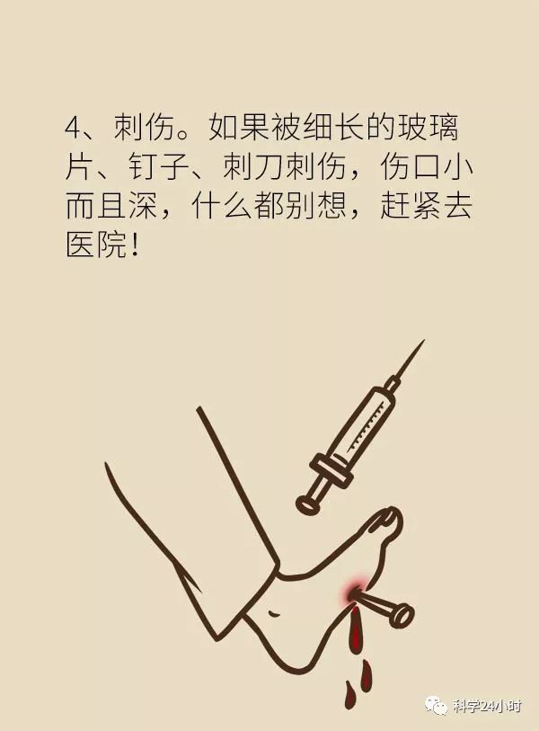 科学小贴士最in伤口处理方式