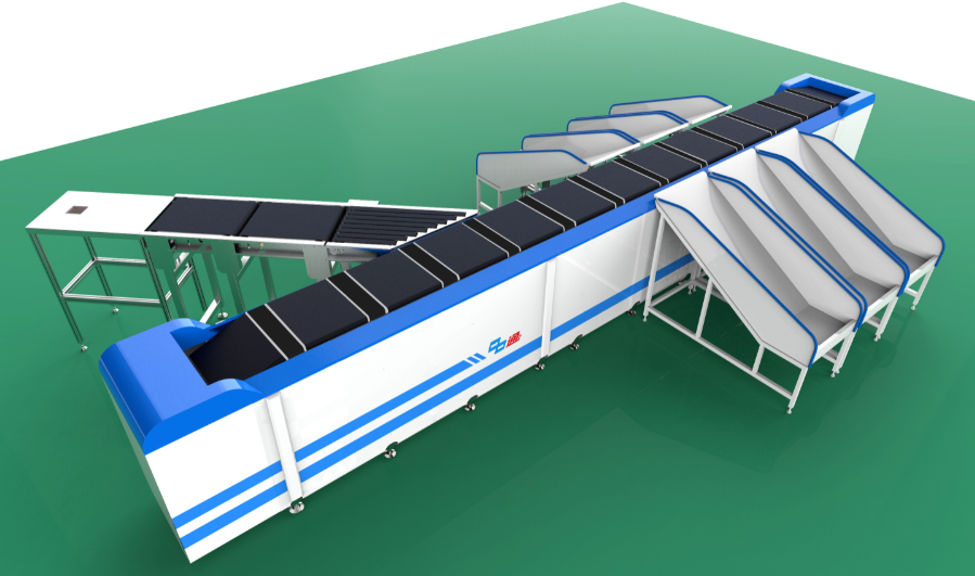 直线交叉带分拣系统智能物流作为物联网重点投资的十大产业之一,必将