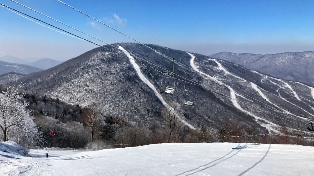 北大壶滑雪场初级雪道图片