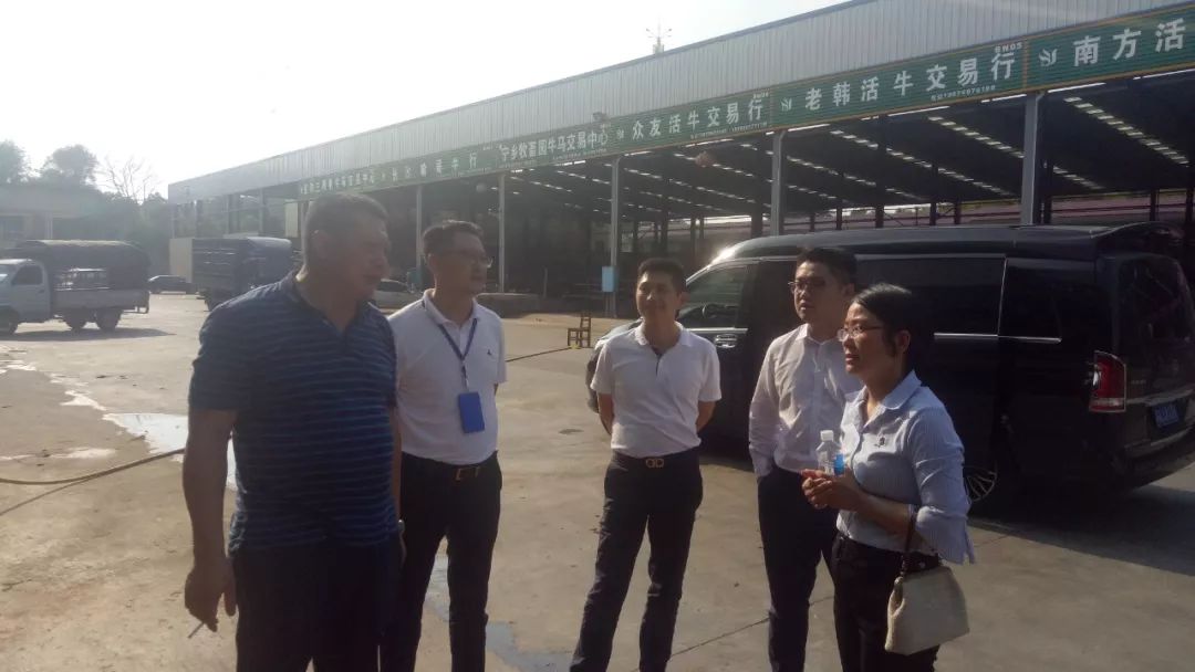 步步高集团企业代表莅临大河西一级农批市场走访调研